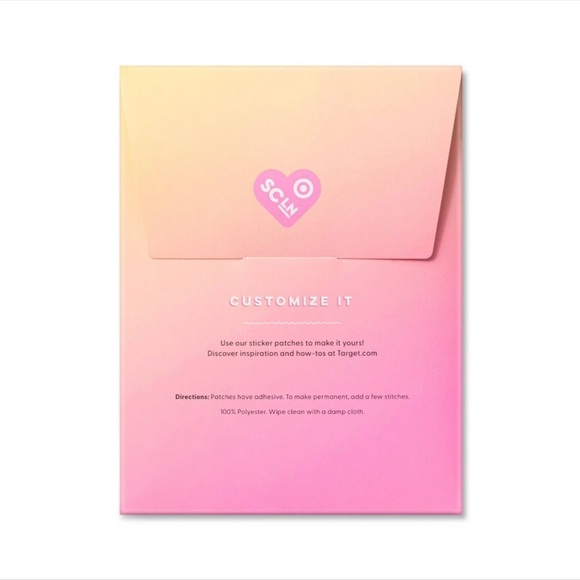 STONEY CLOVER LANE x TARGET LETTER STICKER PATCH Letter- P, Preppy - Picture 7 of 12